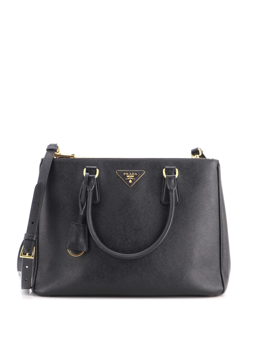 Prada Galleria Double Zip Tote Saffiano #356654P16B